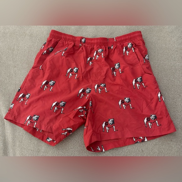 Columbia Other - Columbia Georgia Bulldogs Mens Medium PFG Shorts Hybrid Backcast II Red NCAA